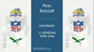 Pete Retzlaff Football Halfback Split End and Tight End [upl. by Shannah]