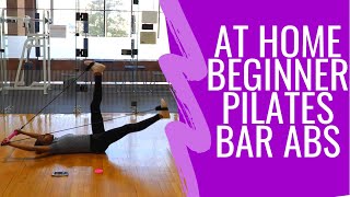 Beginner Ab Workout with Pilates Bar [upl. by Aseeram]