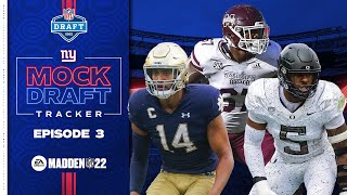 Giants Mock Draft Tracker PreCombine Predictions Ep 3 [upl. by Knorring890]