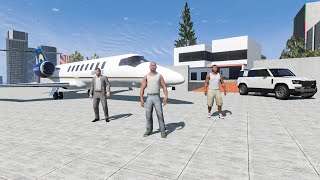 GTA 5 Michael Come To City in indian bike driving 3D [upl. by Avitzur777]