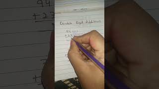 Double Digit Addition shorts maths mathstricks addition dualipa [upl. by Klemm]