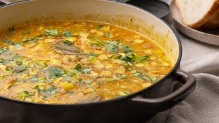 Hearty Chicken Mulligatawny Soup Recipe [upl. by Ivey]