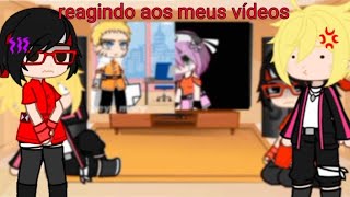 • Sarada e Boruto reagindo aos meus vídeos • react  sarada  boruto ✨ gacha [upl. by Coppins]