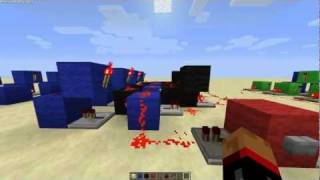 RS NOR Latch Array Sequential Memory Cell Advanced Minecraft Redstone Tutorials [upl. by Chucho]