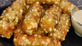 Navratri Special साबूदाने से बनाइए बहुत ही टेस्टी फलाहारी  Sabudana Snacks recipe Sabudana Roll [upl. by Sandberg]