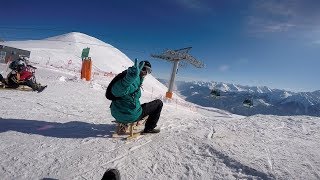 Die längste beleuchtete Rodelbahn der Welt  Neukirchen Bramberg Wildkogel [upl. by Adnalram]