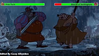 Friar Tuck vs Sheriff of Nottingham with healthbars [upl. by Entruoc236]