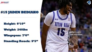 Jaden Bediako Senior Year Seton Hall Basketball Highlights [upl. by Nij]