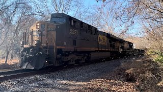 CSX Mixed Freight  Woodbine MD 111323 railroads trains csxtrains csxt mixedfreighttrains [upl. by Brinna798]