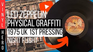 Night Flight  Physical Graffiti  1975 UK 1st Pressing ledzeppelin vinyl [upl. by Gnem]