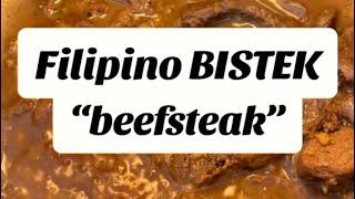 Bistek Tagalog Beefsteak Filipino Bistek [upl. by Nivlen]