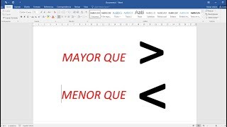 Como hacer el signo mayor que y menor que en mi teclado [upl. by Skinner921]