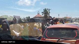 ghana takoradi Methodist school 40th anniversary road school childrens camping [upl. by Plank]