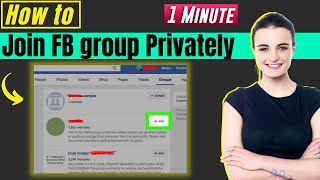 How to join group on facebook without anyone knowing 2024  join facebook group privately [upl. by Eicnahc691]