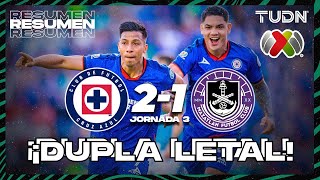 HIGHLIGHTS  Cruz Azul 21 Mazatlán  Liga Mx  CL2024 J3  TUDN [upl. by Wallas136]