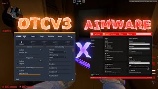 Onetap Crack V3 vs AimwareNet LEAK  CSGO HVH [upl. by Wittie]