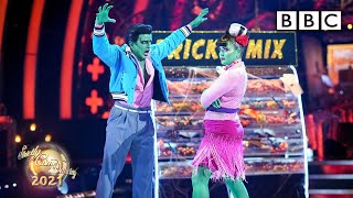 Tilly Ramsay and Nikita Kuzmin Cha Cha Cha to Spooky Movies by Gary Paxton ✨ BBC Strictly 2021 [upl. by Darin]