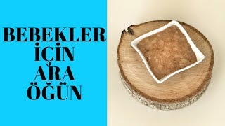 BEBEKLERE ARA ÖĞÜN TARİFİ  MUZLU ARA ÖĞÜN NASIL YAPILIR [upl. by Connelley]