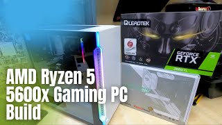 AMD Ryzen 5 5600x Gaming PC Build with Asus ROG Strix B550A motherboard  Insource IT [upl. by Apfel]