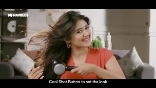 Havells India Hair Dryer Hair Ad Loop [upl. by Yrekaz]