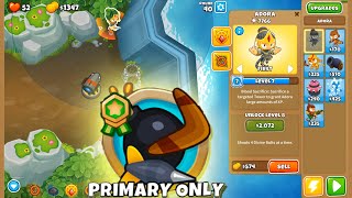 BTD6 Flooded Valley Primary Only without Powers  Continues [upl. by Rehtse]