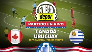 CANADÁ 2  2 URUGUAY 34 POSTPARTIDO GOLES Y RESUMEN  URUGUAY TERCER PUESTO COPA AMÉRICA 2024 [upl. by Eleaffar]