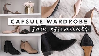 Shoe Essentials for a Capsule Wardrobe and Minimal Style  by Erin Elizabeth [upl. by Vanhomrigh]