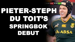 PieterSteph du Toits Springbok Debut [upl. by Ieppet]