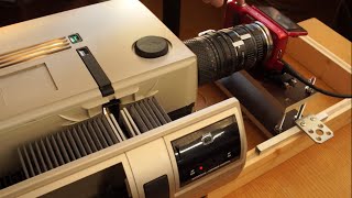 Digitze  Scan slides with camera and projector  fast low cost good quality  Part 1 Capturing [upl. by Wolf]