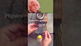 Physics Experiment 😱physicsexperiment scienceexperiments chemistryexperiments alberteinstein [upl. by Haimrej]