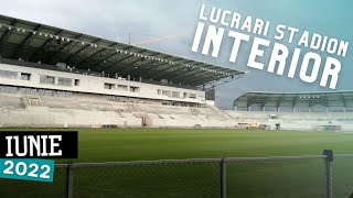 Lucrari Stadionul Municipal Sibiu imagini din INTERIOR [upl. by Borszcz]