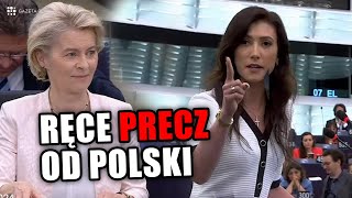 quotRęce precz od Polskiquot ZajączkowskaHernik w Europarlamencie [upl. by Kirk600]