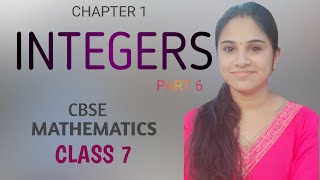 INTEGERS  PART 6CHAPTER 1 EXERCISE 12 NCERT MATHEMATICS CLASS 7 [upl. by Llemart]