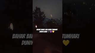 Bahar banke aau kabhi tumhari duniya mein 💛💜🖤shorts shortsfeed song oldisgold gaanesuneansune [upl. by Eladnar]