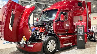 2025 Peterbilt 579 80quot UltraLoft Sleeper 650HP Natural Gas Cummins X15N Long Haul SEMI Truck [upl. by Assiron]