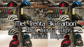 MET TRENTA 3K CARBON  TRENTA MIPS amp RIVALE MIPS [upl. by Yrellav]