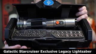 Star Wars Galactic Starcruiser Exclusive Legacy Lightsaber Review [upl. by Edwin138]