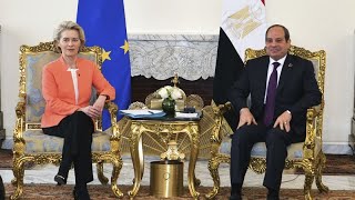 EUUnternehmen wollen 40 Milliarden Euro in Ägypten investieren [upl. by Ioves]