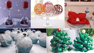 DIY🎄8 Décorations de Noël Faciles Rapides et pas Chères 🎄♡ [upl. by Rosenfeld11]