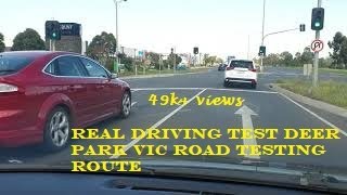 Real driving test Australia Deer Park Vic road testing route [upl. by Sells]