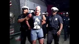 Stone Cold Gets Arrested After Assaulting HHH At RAW IS WAR [upl. by Bernita559]