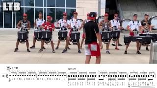 Cadets 2019 Opener and Drum Break Early Season  Learn The Beats MULTICAM [upl. by Moshe388]