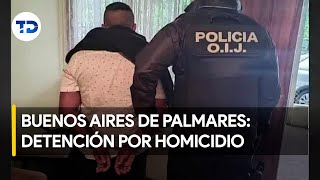 Sospechoso de homicidio en Buenos Aires de Palmares es detenido por el OIJ [upl. by Bogosian91]