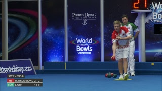 Just 2019 World Indoor Bowls Championships Day 16 Session 3 [upl. by Eiznekcm572]