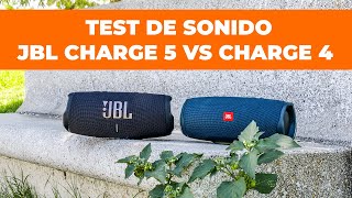 JBL Charge 5 vs Charge 4  Test de sonido 🔊 [upl. by Gan]