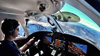 Landing at one of the world’s most challenging airports in crazy turbulence [upl. by Reema]