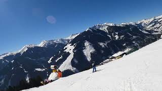 Saalbach Ski Resort  from Leogang to Hinterglemm [upl. by Acinor417]