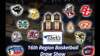 16th Region Basketball Draw Show [upl. by Enirehtahc]