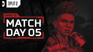 ALGS Year 4 Split 2 Pro League  Match Day 5  APACS  Groups A amp C  Apex Legends [upl. by Zetnwahs]