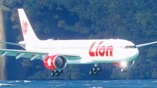 Most Dangerous Plane Landing with amazingly great pilot skills eps 00498 [upl. by Avah]